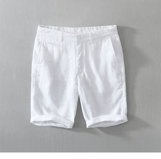 Short trousers in Puerto Rico linen