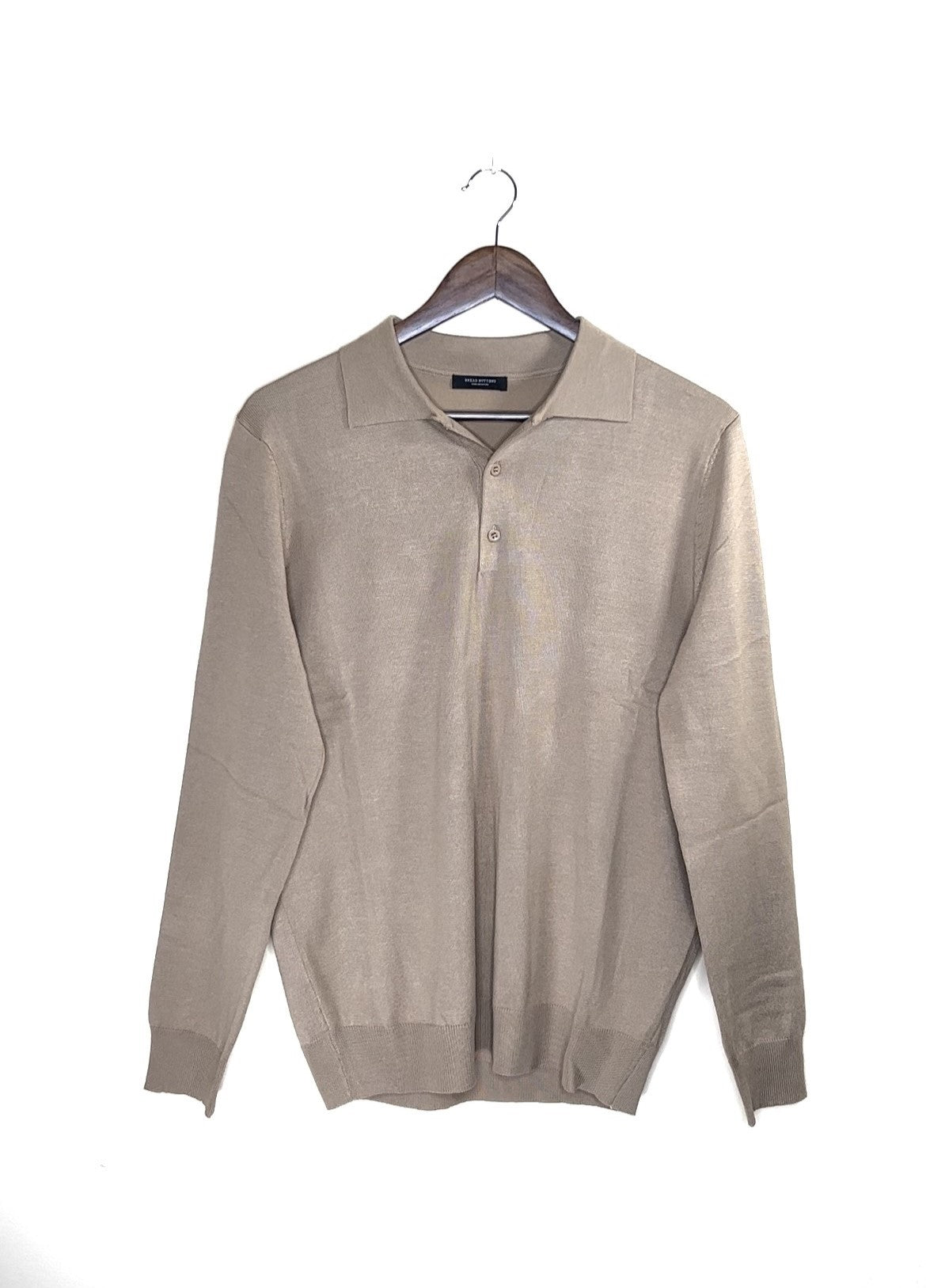 Maglione Classico con bottoni - Beige