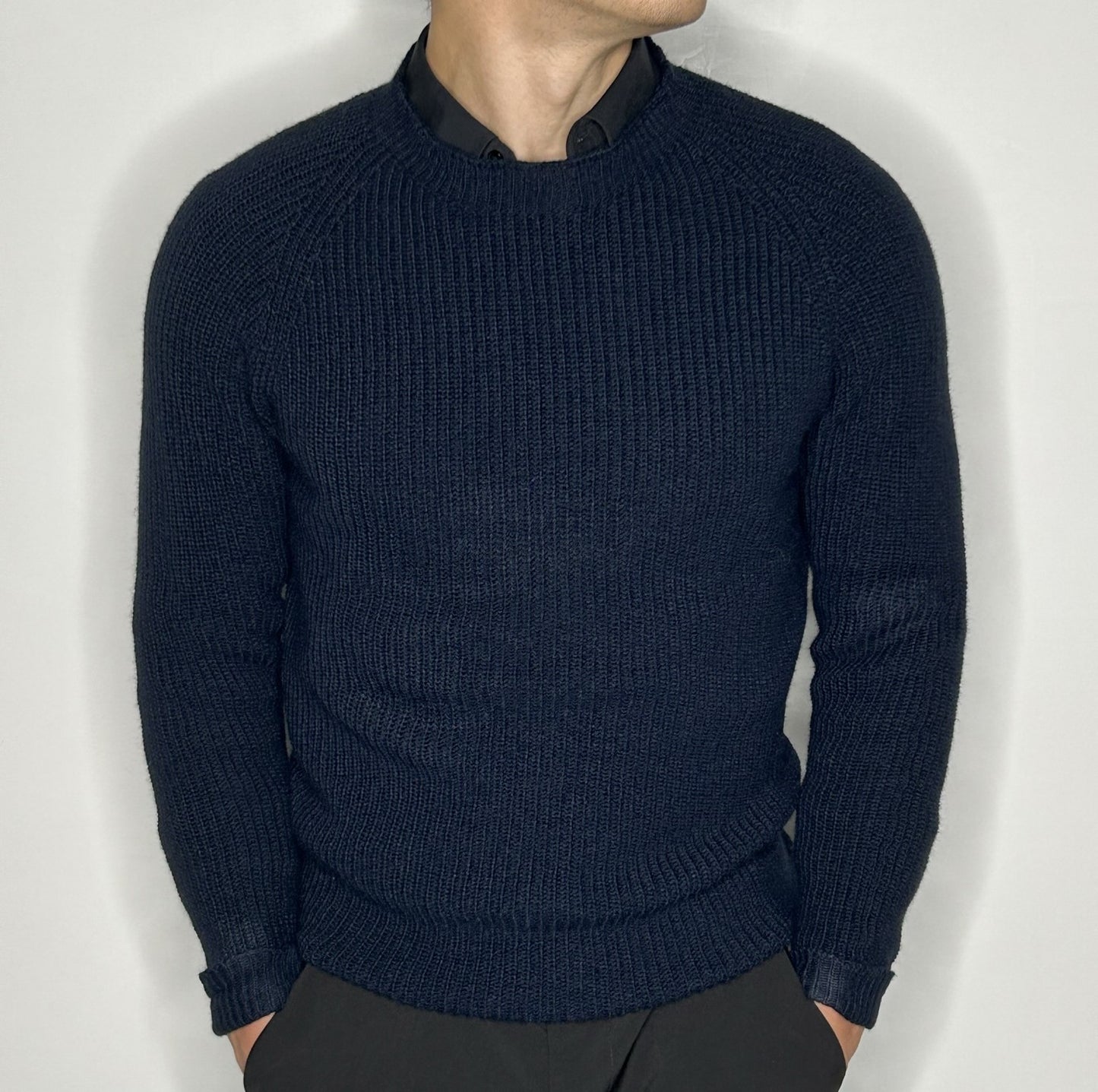 Sweater - Blue/Beige